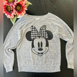 Disney Parks Original, Crewneck  Minnie Mouse sweater pullover, Size S
Authentic